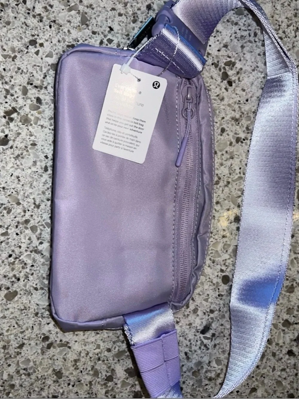 Lavender color belt bag